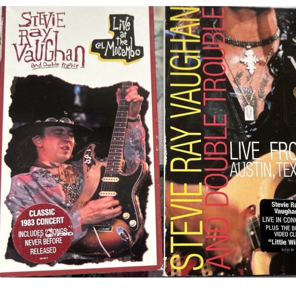Stevie Ray Vaughan And Double Trouble Live At Mocambo And Live In Austin Texas.